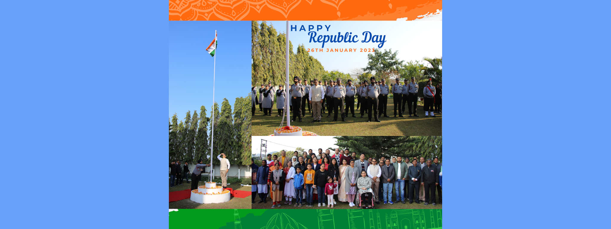 74<sup>th</sup> Republic Day on 26 January, 2023