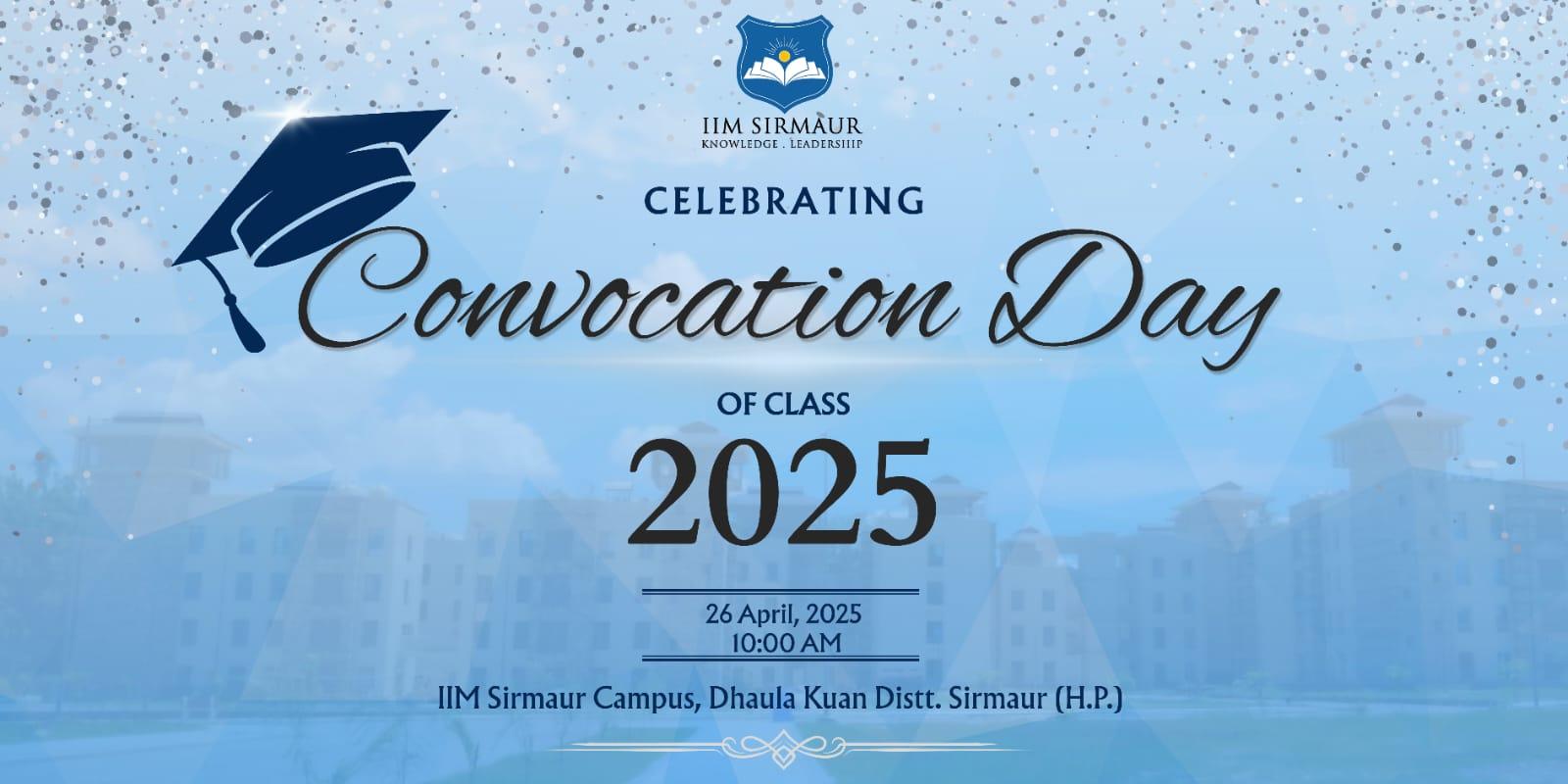 IIM Sirmaur's 9th Annual Convocation 2025